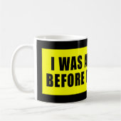 私はそれがクールだった前に反オバマでした コーヒーマグカップ (左)