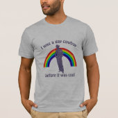 私はそれがクールだった前に陽気なカウボーイでした Tシャツ (正面)