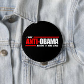 私はそれがクールな白だった前にアンチオバマでした 缶バッジ (インサイチュ)