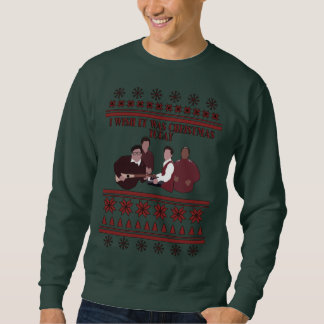 私はそれが今日クリスマスだったことを望みます! スウェットシャツ