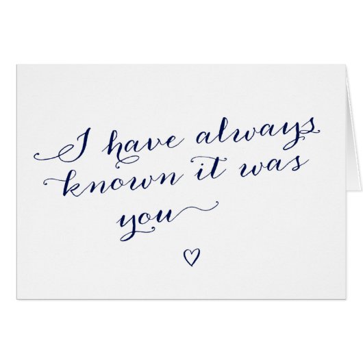 私はそれが結婚式の招待状だったことを常に知っていたありますことが (正面横)