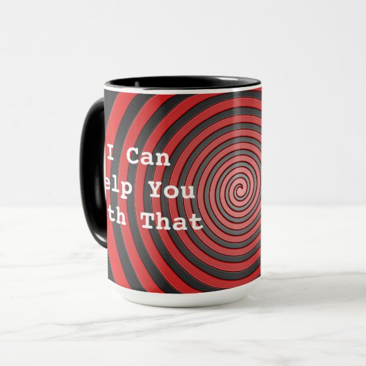 私はそれとの救済してもいいです-私はHypno-1%eのマグです マグカップ (正面左)