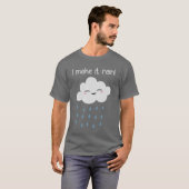 私はそれにかわいい嵐雲を雨が降らせます Tシャツ (正面フル)
