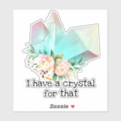 私はそれに対する結晶を持っている シール (シート)