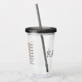 私はそれをすべてバレエタップジャズ叙情的なダンスシューズ アクリルタンブラー (左)