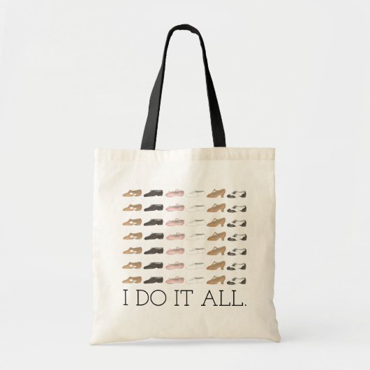 私はそれをすべてバレエタップジャズ叙情的なダンス先生 トートバッグ (正面)