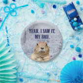 私はそれをグラウンドホッグの日を見た ペーパープレート (パーティー)