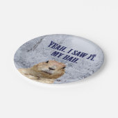 私はそれをグラウンドホッグの日を見た ペーパープレート (アングル)