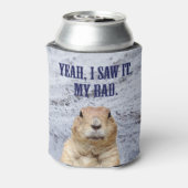 私はそれをグラウンドホッグの日を見た 缶クーラー (缶裏面)