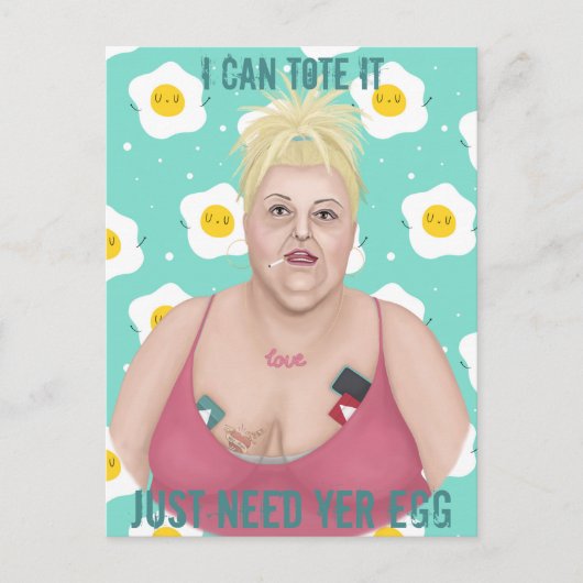 私はそれをトートできる ポストカード (正面)