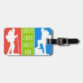 私はそれをハイキングした私はそれを再びハイキングした ラゲッジタグ (正面横)