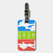 私はそれをハイキングした私はそれを再びハイキングした ラゲッジタグ (正面縦)