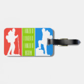 私はそれをハイキングした私はそれを再びハイキングした ラゲッジタグ (裏面横)