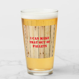 私はそれをパレットから作ることができる タンブラーグラス