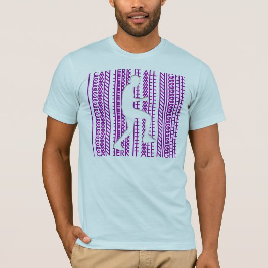 私はそれを一晩中急に動かしてもいいです Tシャツ (正面)