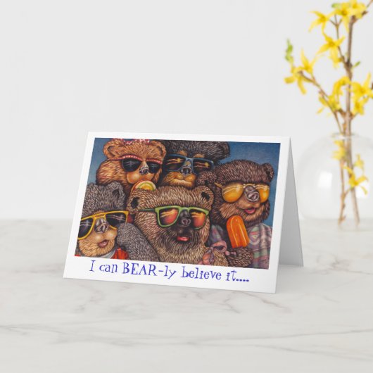 私はそれを信じてもいいですくまly…. カード (黄色い花)