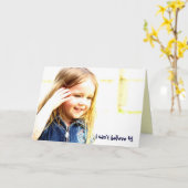 私はそれを信じることができません! カード (黄色い花)