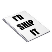 私はそれを出荷します ノートブック (右側)