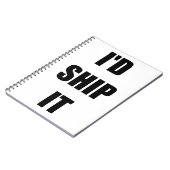 私はそれを出荷します ノートブック (左側)