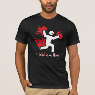 私はそれを家庭で試みました Tシャツ