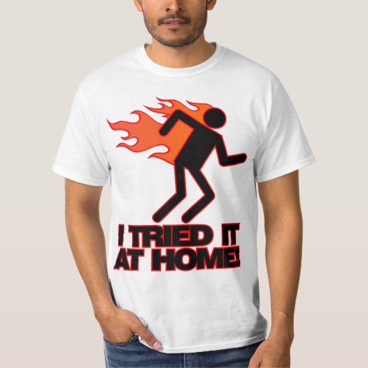 私はそれを家庭で試みました。 Tシャツ (正面)