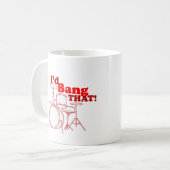 私はそれを強打します! コーヒーマグカップ (正面左)