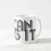 私はそれを掘ることができる コーヒーマグカップ (正面右)