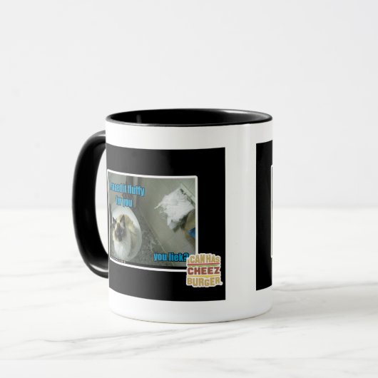 私はそれを柔らかい毛皮maed マグカップ (正面左)