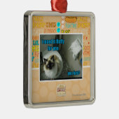 私はそれを柔らかい毛皮maed メタルオーナメント (右)