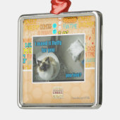 私はそれを柔らかい毛皮maed メタルオーナメント (左)