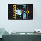 私はそれを歯科卒業歯科医RDHをフロッシングした 横断幕 (トレードショー)