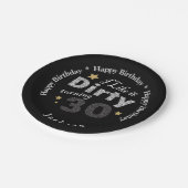 私はそれを汚れた回転30 -第30誕生日好みます ペーパープレート (アングル)