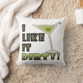 私はそれを汚れた好みます! 汚れたマルティーニのカクテルのユーモア クッション (ブランケット)