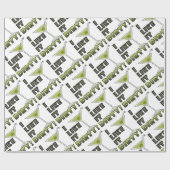 私はそれを汚れた好みます! 汚れたマルティーニのカクテルのユーモア ラッピングペーパー (フラット)