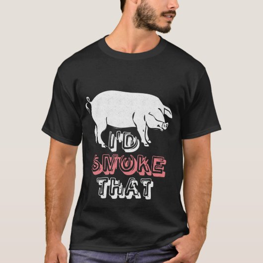 私はそれを煙らします Tシャツ (正面)