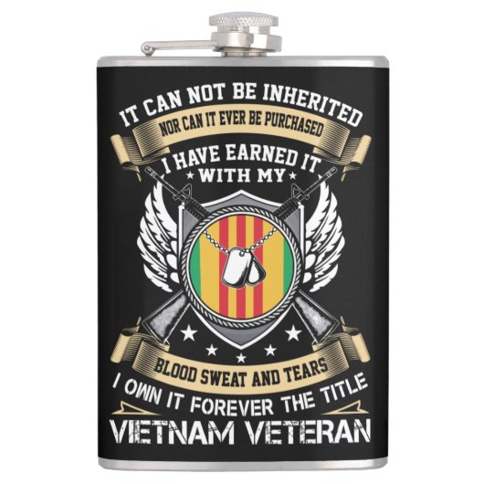 私はそれを獲得した フラスク (正面)