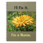 私はそれを私によってがナースのギフトのノートRNであるノート固定します ノートブック (正面)