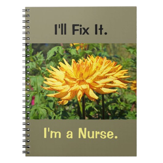 私はそれを私によってがナースのギフトのノートRNであるノート固定します ノートブック (正面)