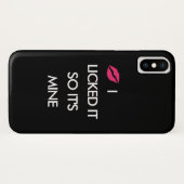 私はそれを舐めたので私のキスiPhoneケースで Case-Mate iPhoneケース (裏面(横))