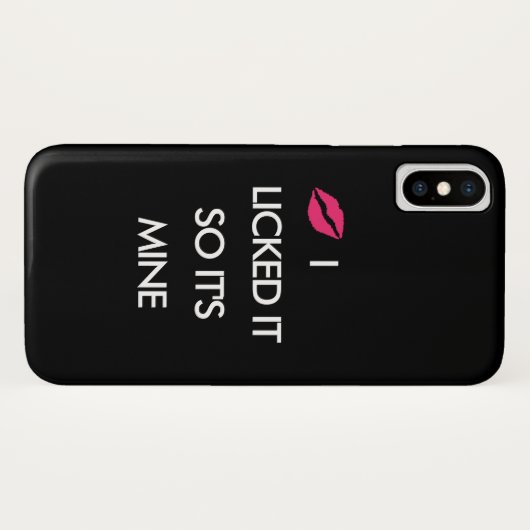 私はそれを舐めたので私のキスiPhoneケースで Case-Mate iPhoneケース (裏面(横))