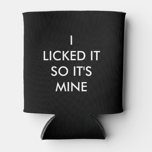 私はそれを舐めて私のものにした 缶クーラー (正面)