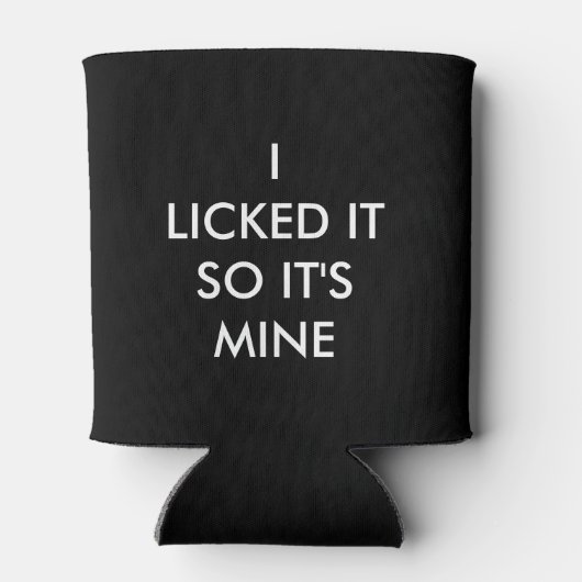 私はそれを舐めて私のものにした 缶クーラー (裏面)