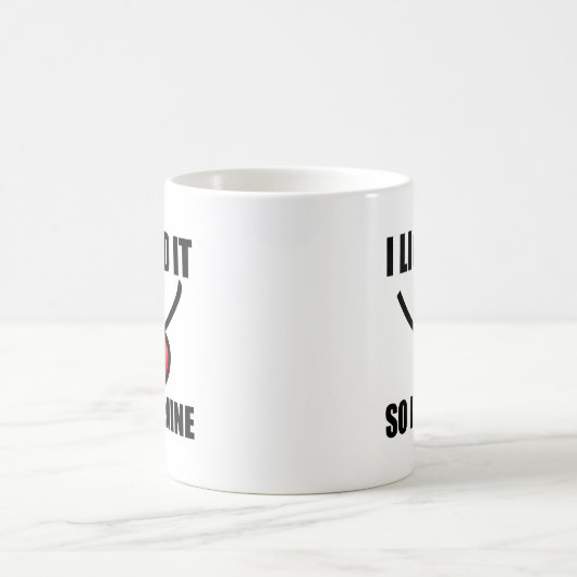 私はそれを舐めました従って私の物です コーヒーマグカップ (中央)