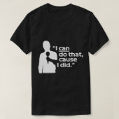 私はそれを行う、私が行った理由で行うことができる – Martin Brundle (白) Tシャツ (デザイン正面)