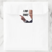 私はそれを行った – バイデン氏1.5インチスクエアステッカーx20 スクエアシール (バッグ)