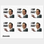 私はそれを行った – Newsom 3"スクエアステッカーx6 スクエアシール (シート)