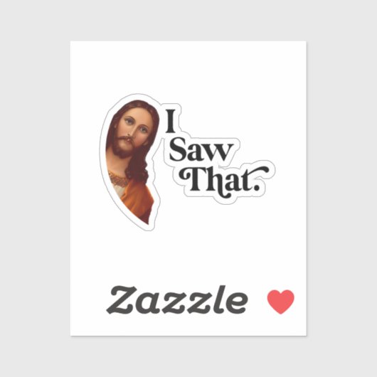 私はそれを見た,イエス・アート,私はイエスを見た シール (シート)