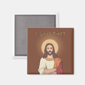 "私はそれを見た"イエズスの磁石 マグネット (正面/裏面)