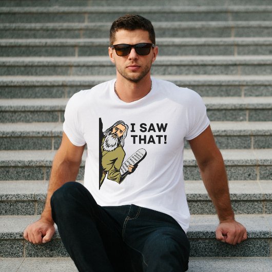 私はそれを見た – モーセミーム、ユダヤ人のユーモア Tシャツ