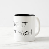 私はそれを非常に好みます! ツートーンマグカップ (正面右)